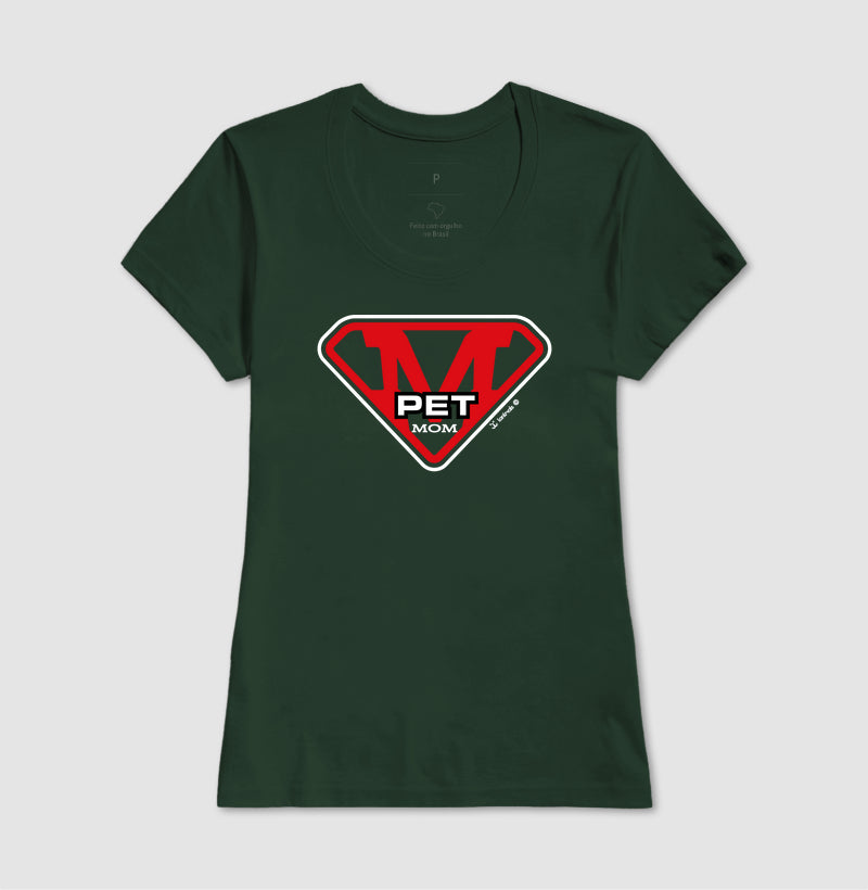 Camiseta Pet Mom - Afeto