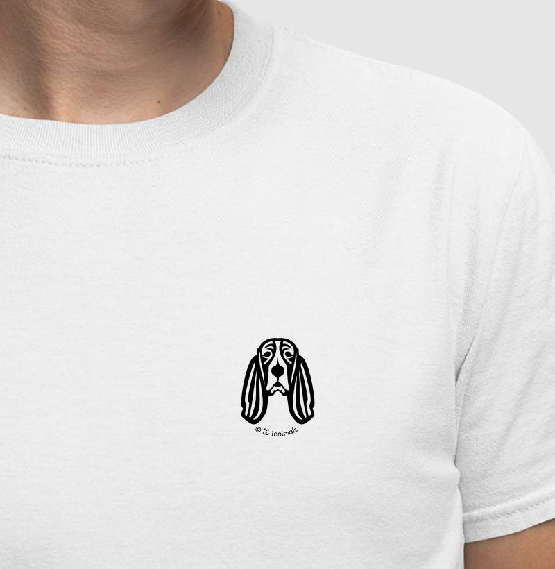 Camiseta Basset Hound - Tribal / Side