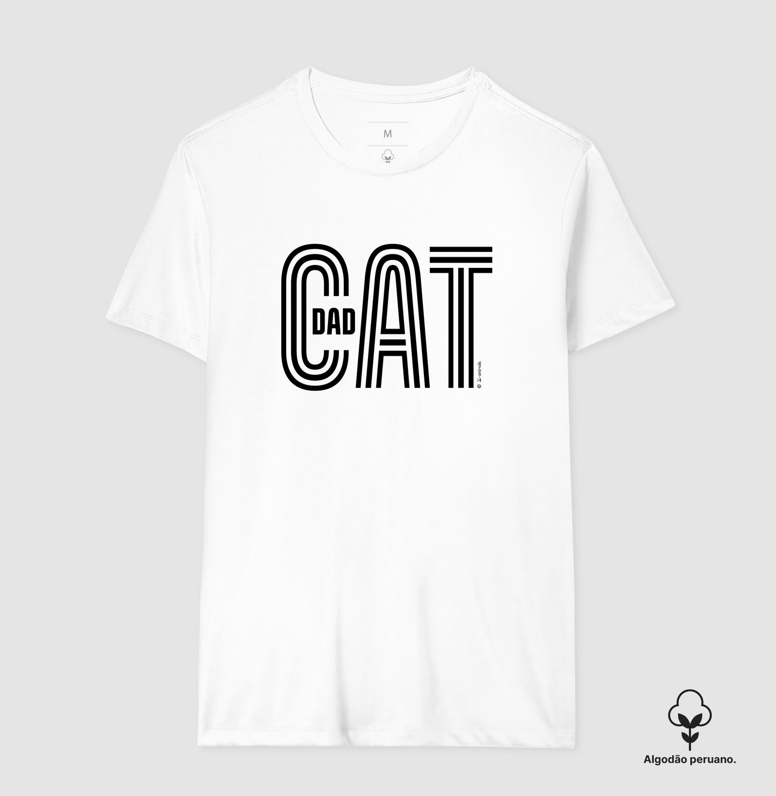 Camiseta INCA SOFT Cat Dad - Coleção AFETO