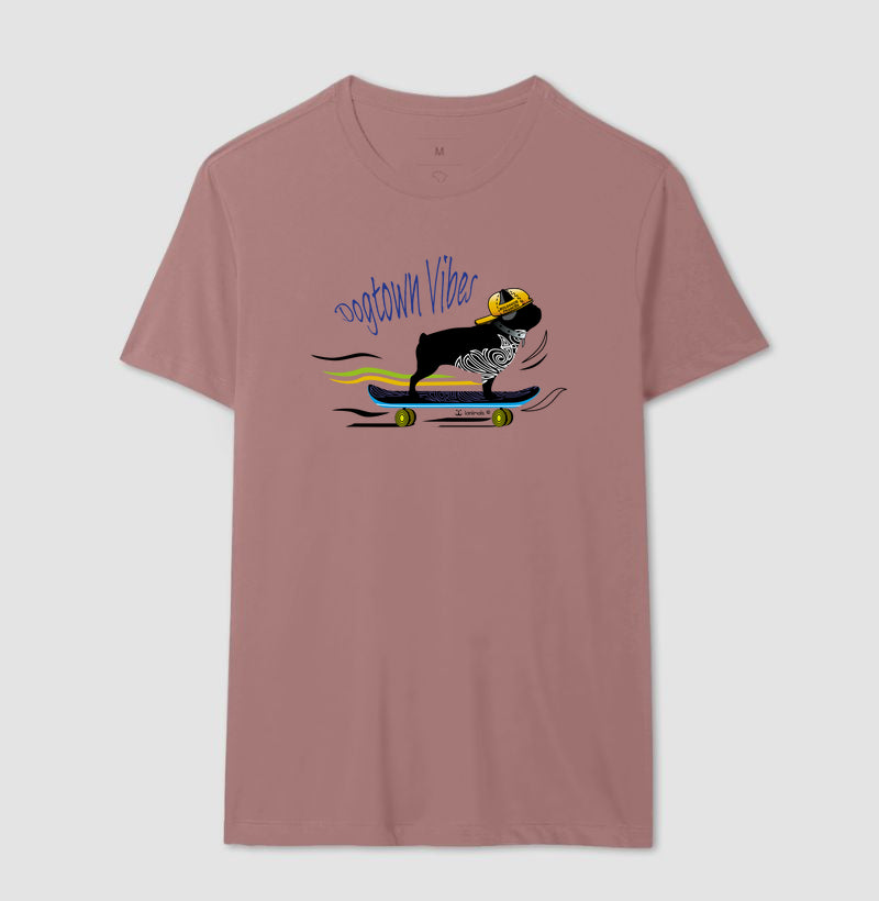 Camiseta Buldogue Francês - Skatista