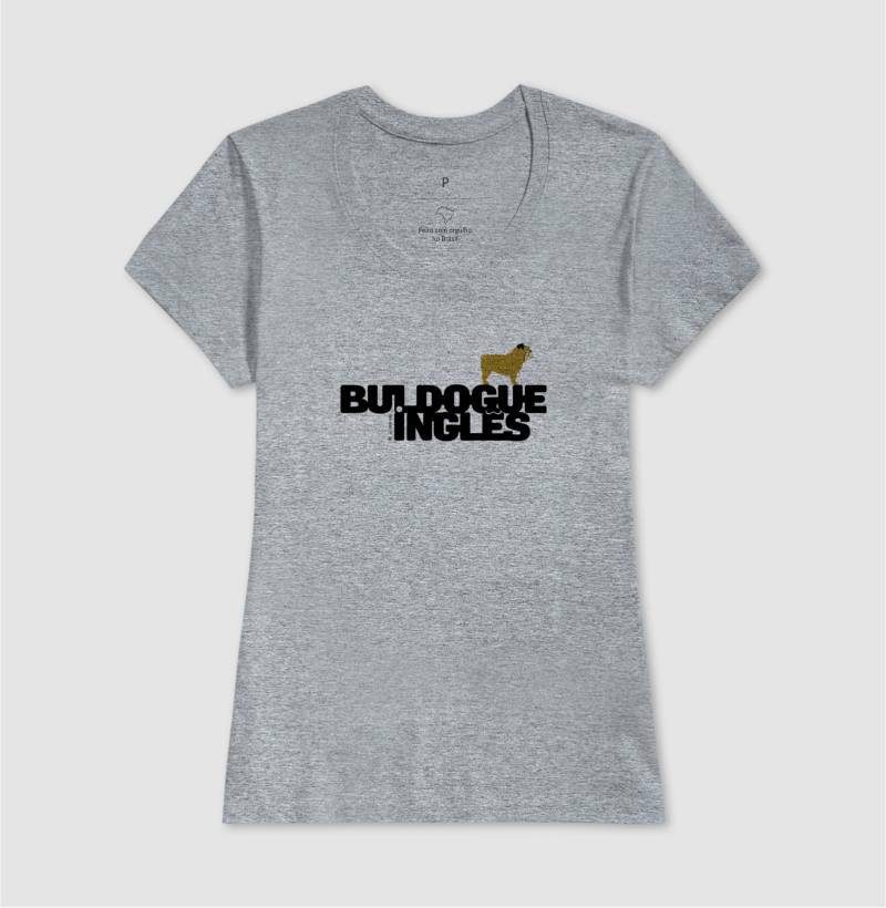 Camiseta Buldogue Inglês - Coleção Identidade