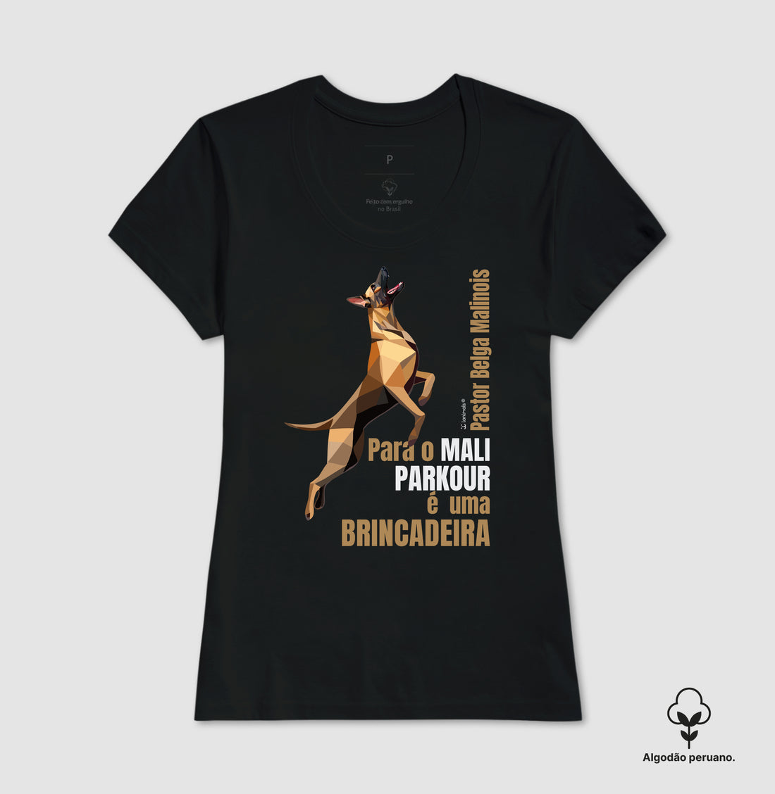 Camiseta Malinois “INCA SOFT” Parkour é Brincadeira - Essência