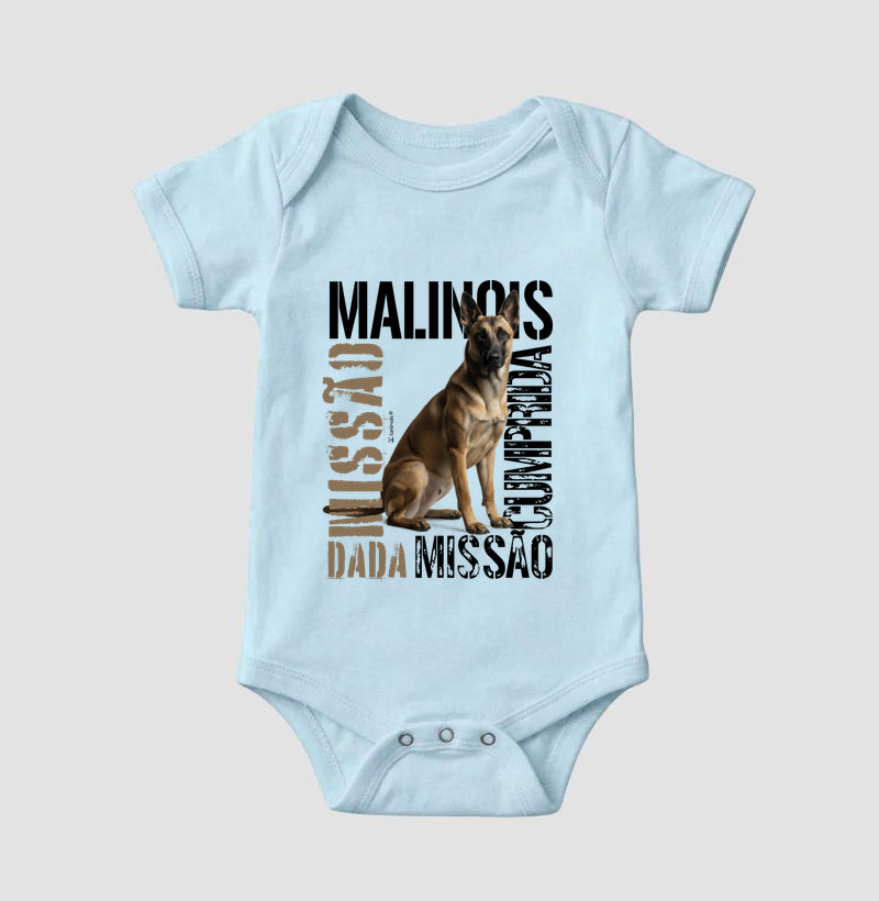 Body Infantil Malinois Missão Cumprida - Essência