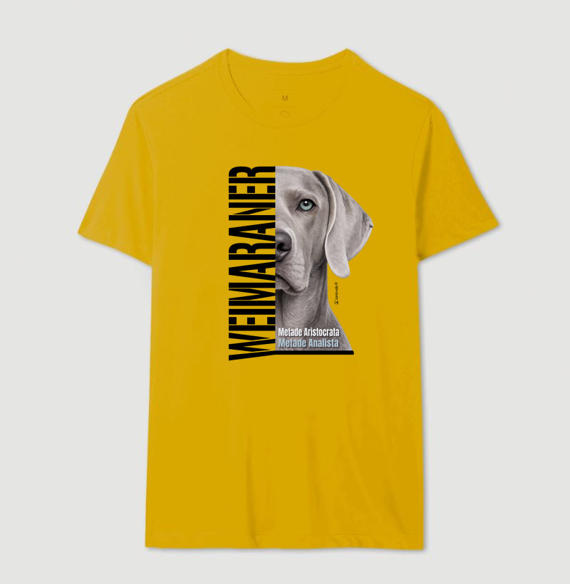 Camiseta Weimaraner Metade Aristocrata - Essência