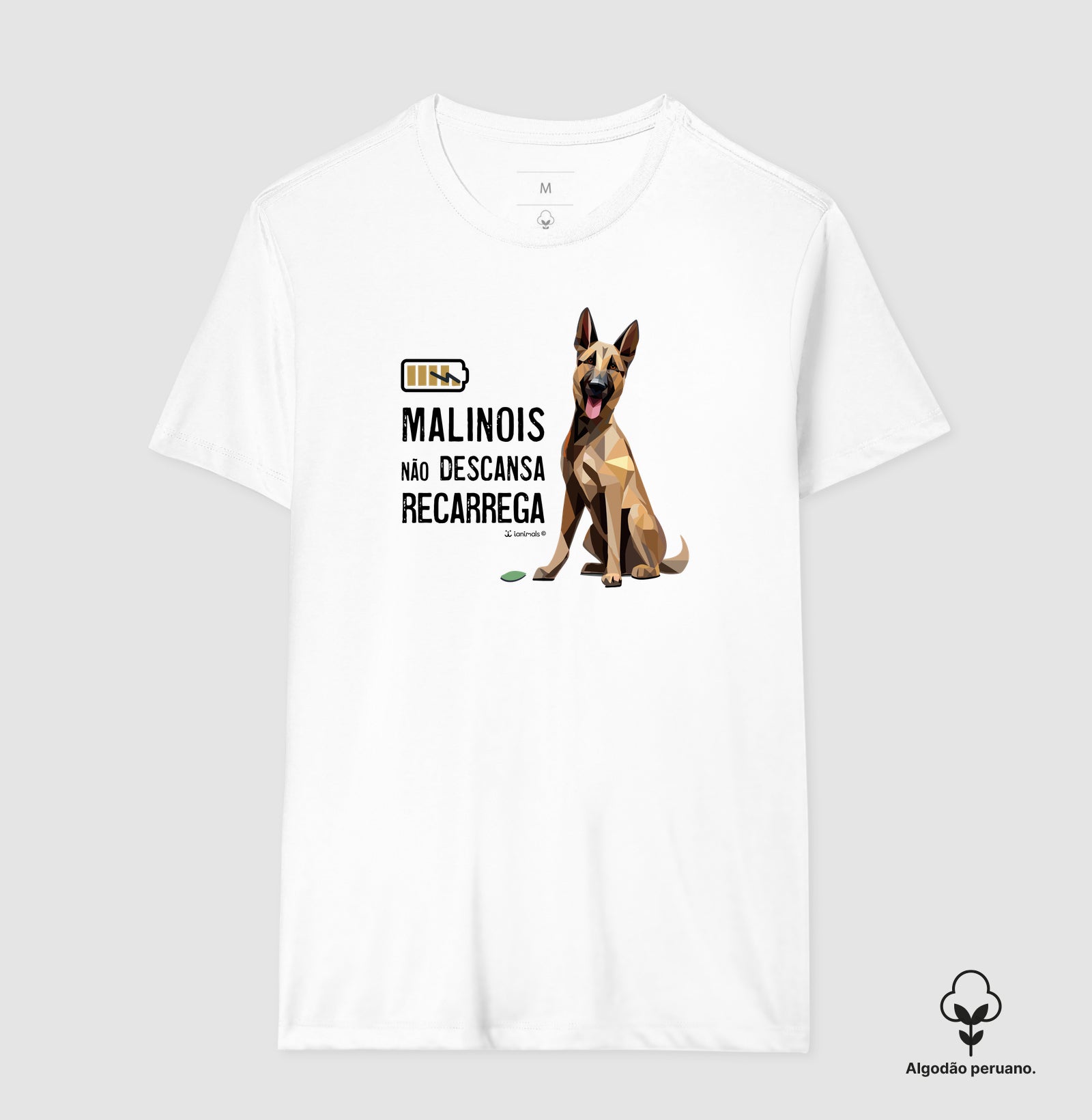 Camiseta INCA SOFT Malinois Não Descansa - Essência