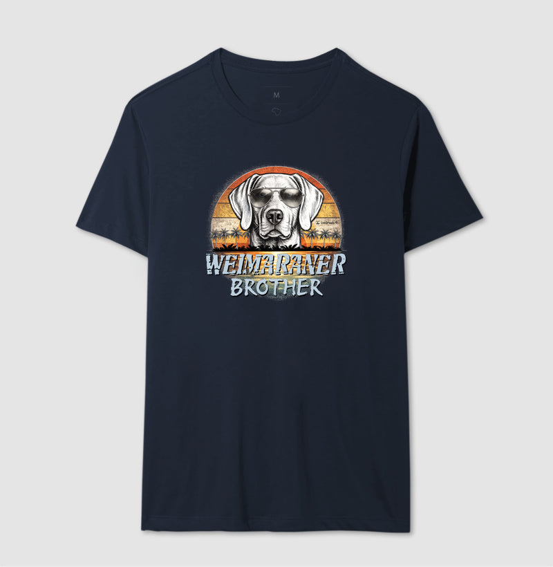 Camiseta Weimaraner BROTHER Sunset Vintage - Família