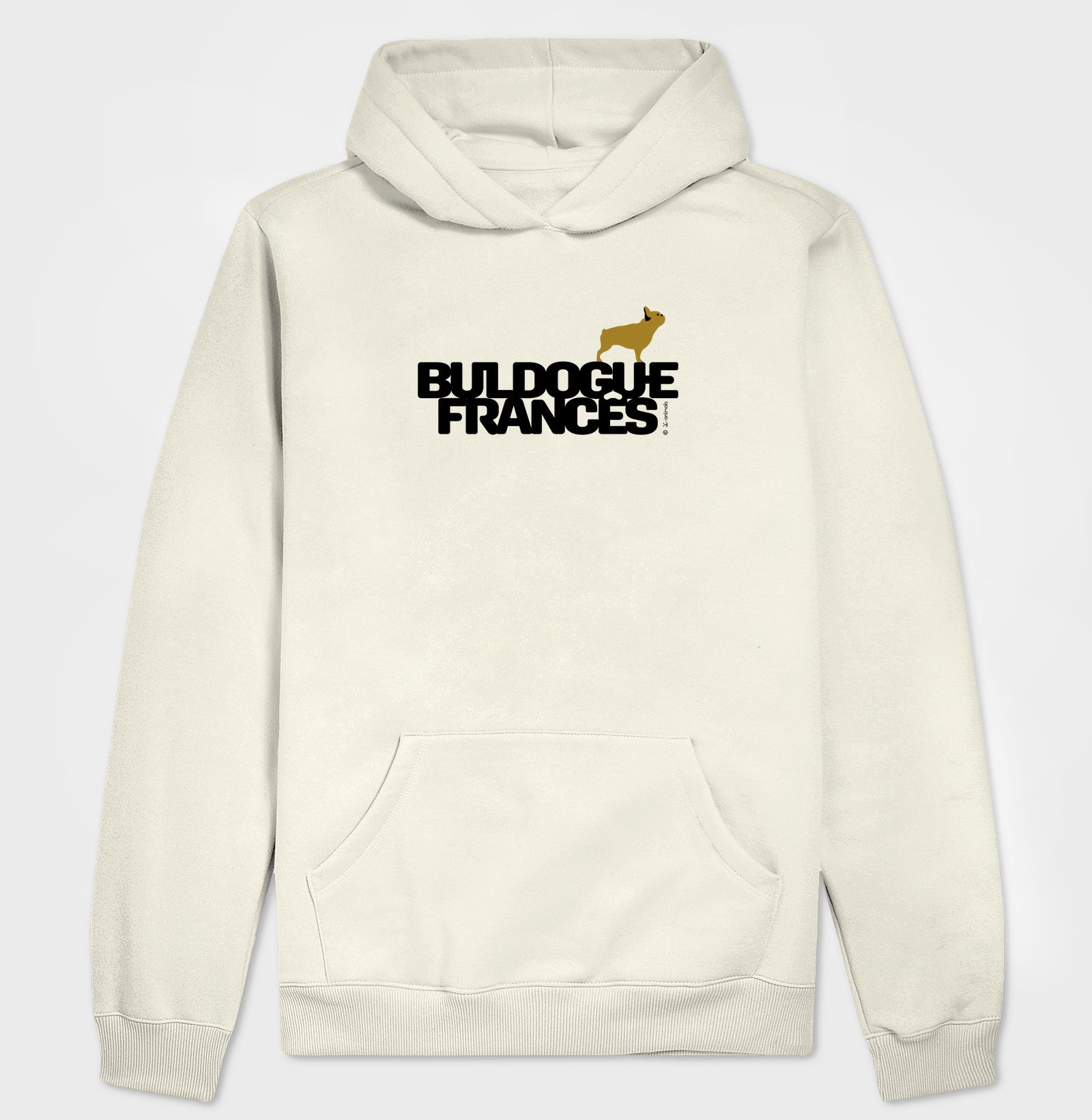 Moletom com Capuz Buldogue Francês - Identidade (sem cadarço)