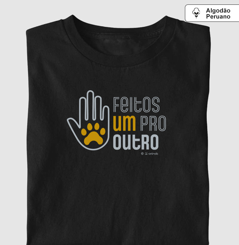 Camiseta “INCA SOFT” Pets, Feitos um Pro Outro  - Coleção AFETO