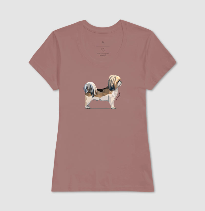 Camiseta Shih Tzu Perfil - Geoma