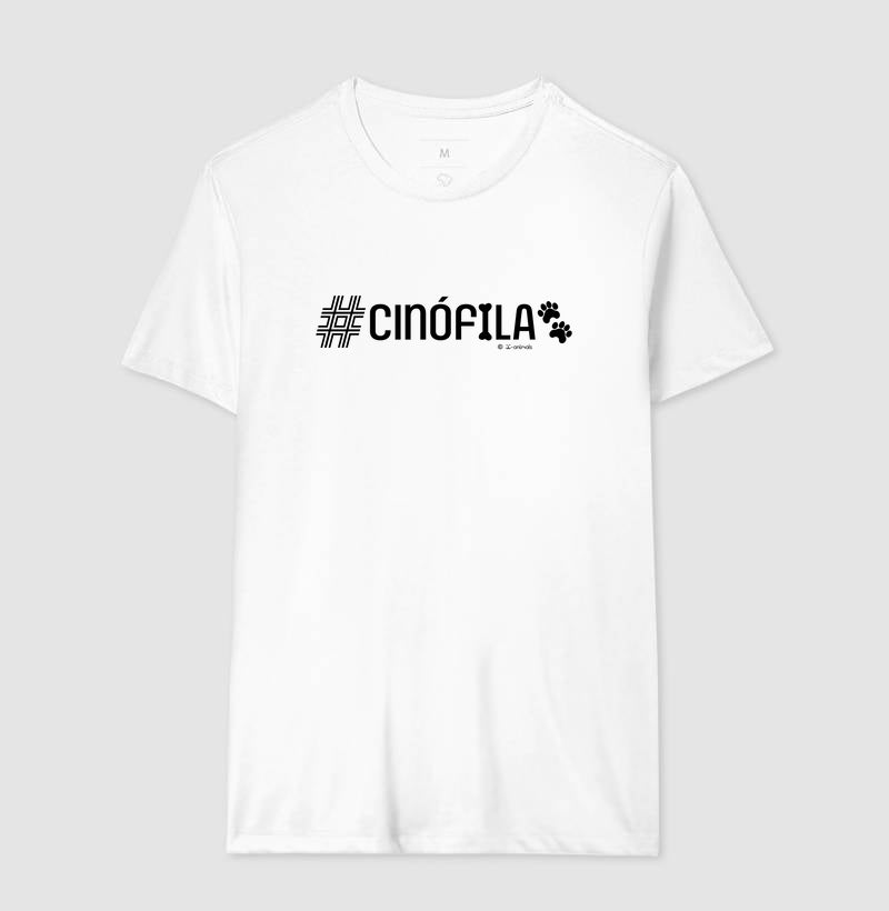 Camiseta #Cinófila - Coleção AFETO
