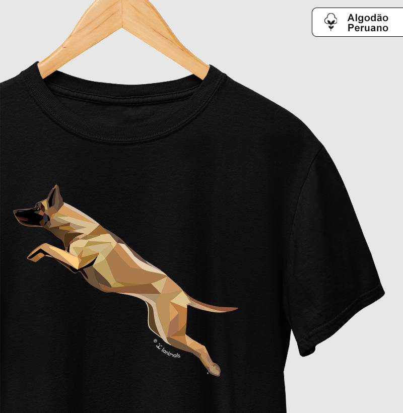 Camiseta INCA SOFT Malinois Saltando - Perfil / Geoma