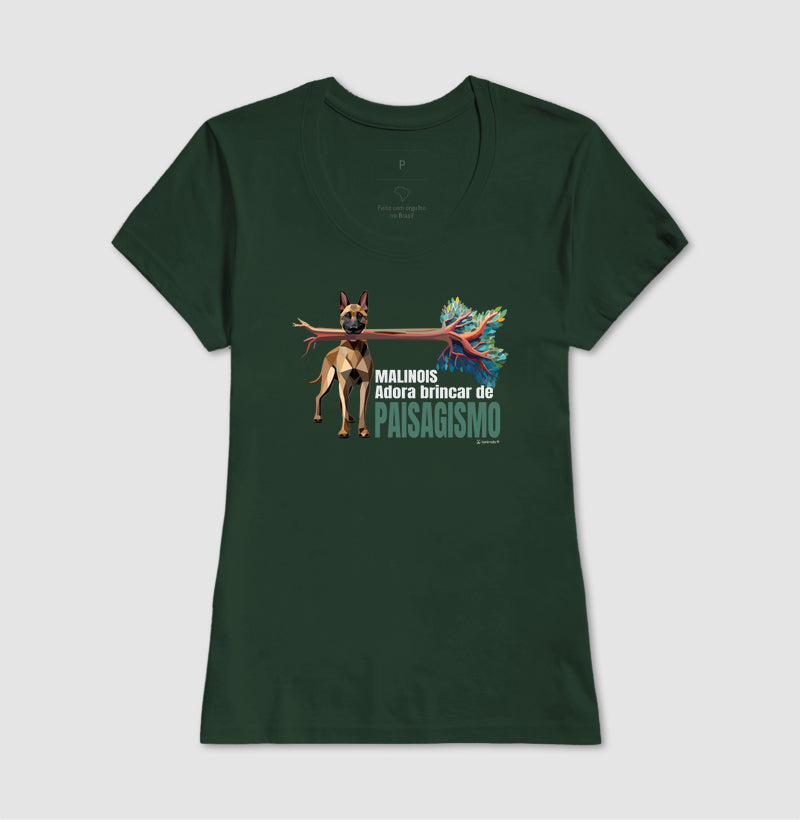 Camiseta Malinois Paisagismo - Essência