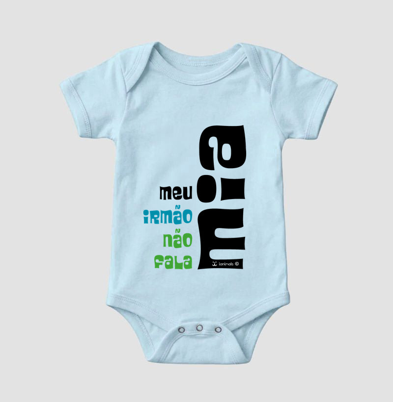 Body Infantil meu irmão não fala Mia - Afeto