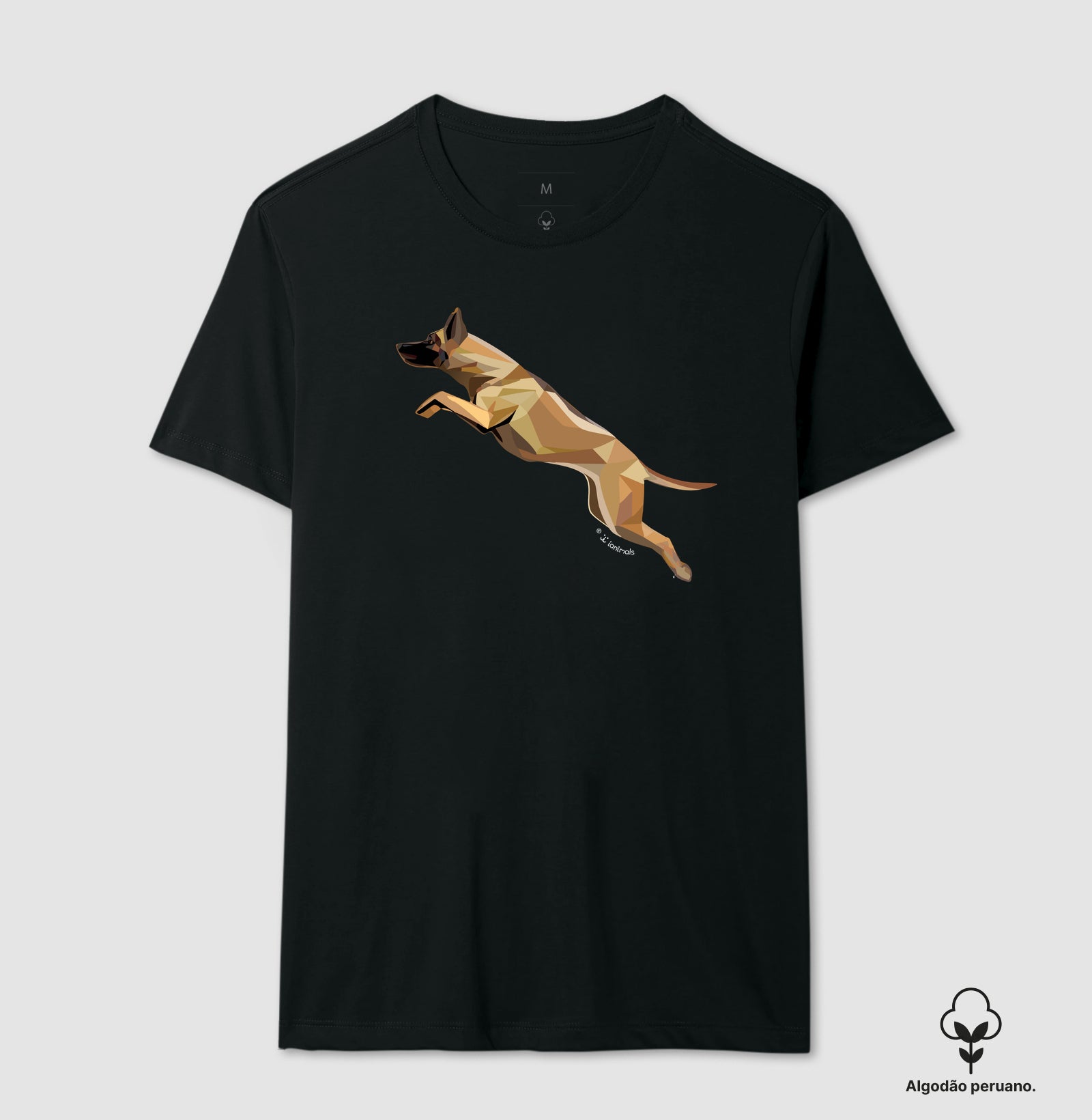 Camiseta INCA SOFT Malinois Saltando - Perfil / Geoma