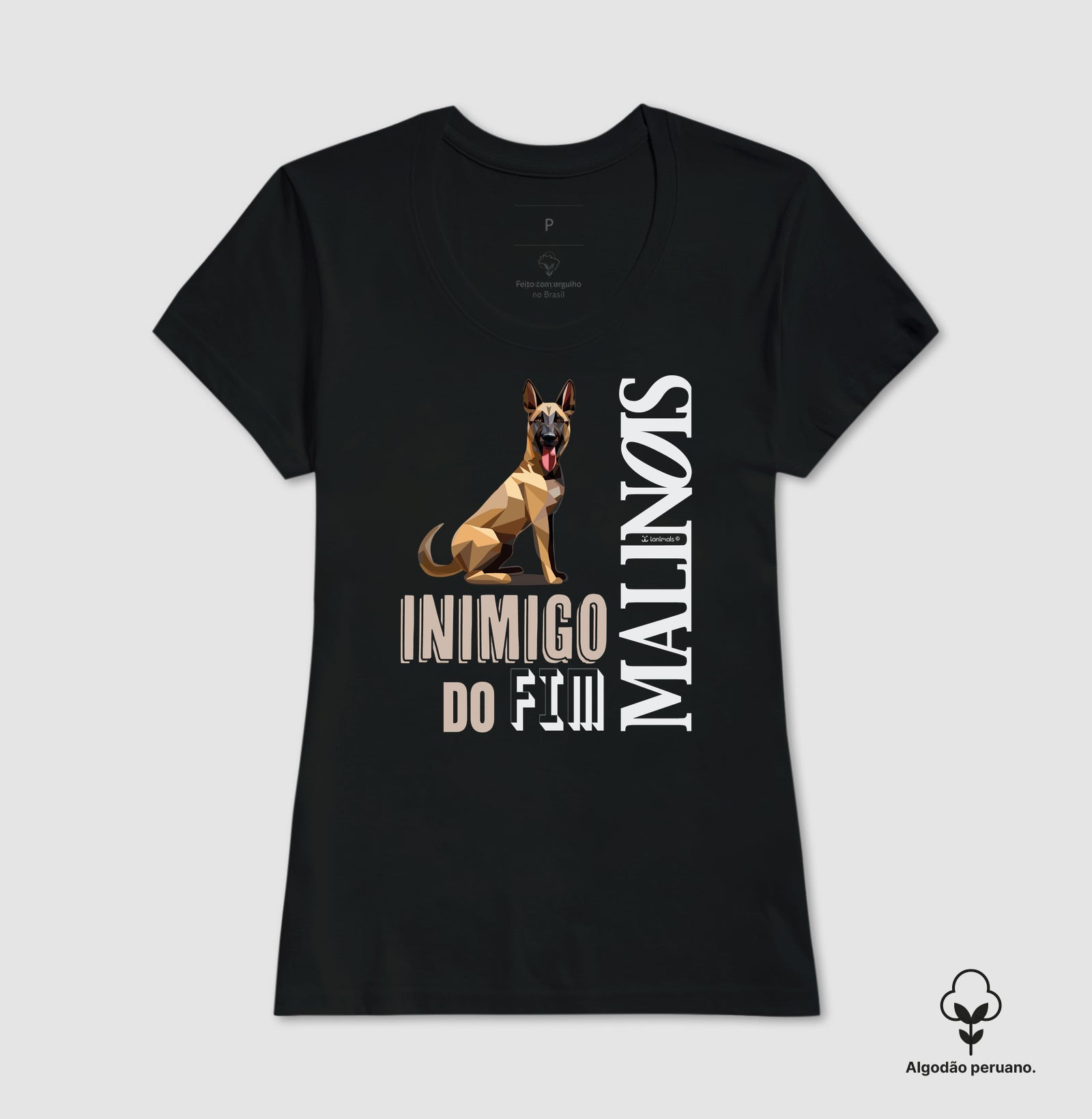 Camiseta INCA SOFT Malinois Inimigo do Fim - Essência