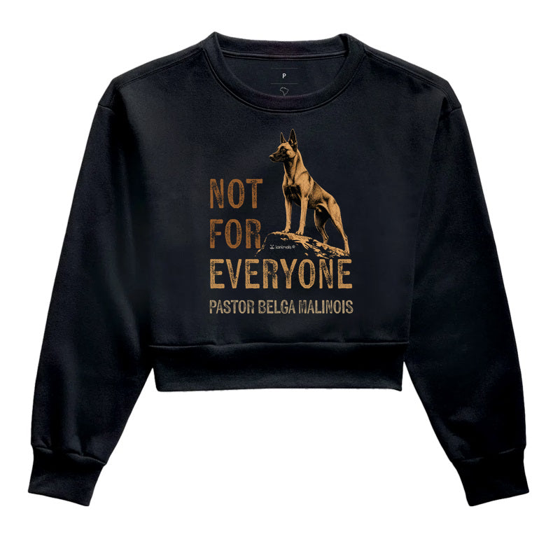 Moletom Cropped Malinois Not For Everyone - Essência