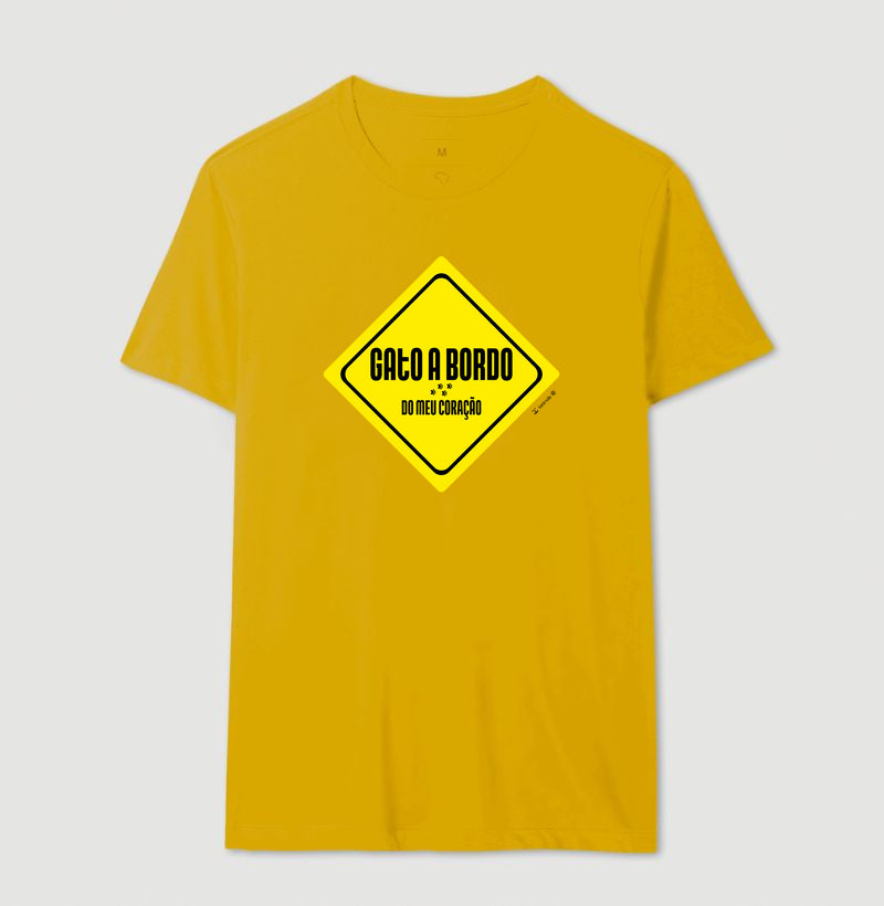 Camiseta Gato a Bordo - Afeto