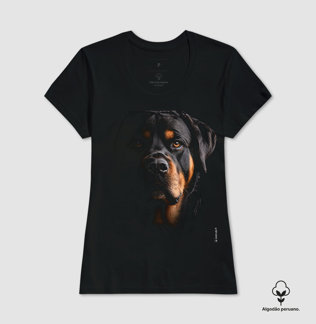 Camiseta INCA SOFT Rottweiler - Retrato