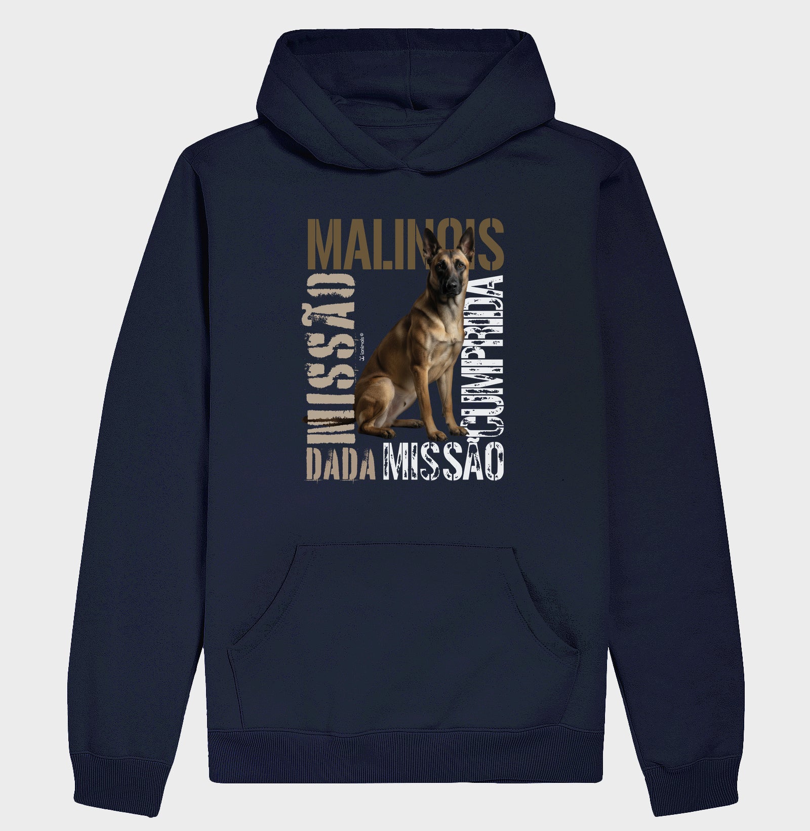 Moletom com Capuz Malinois Missão Cumprida - Essência