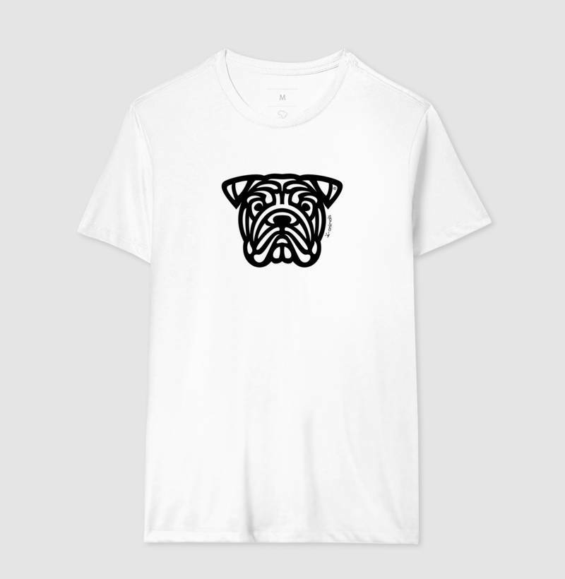 Camiseta Buldogue Inglês - Tribal