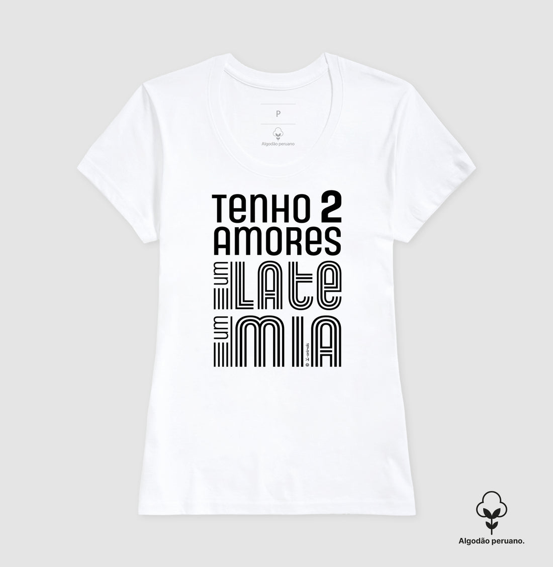 Camiseta “INCA SOFT” um Late, um Mia - Coleção AFETO