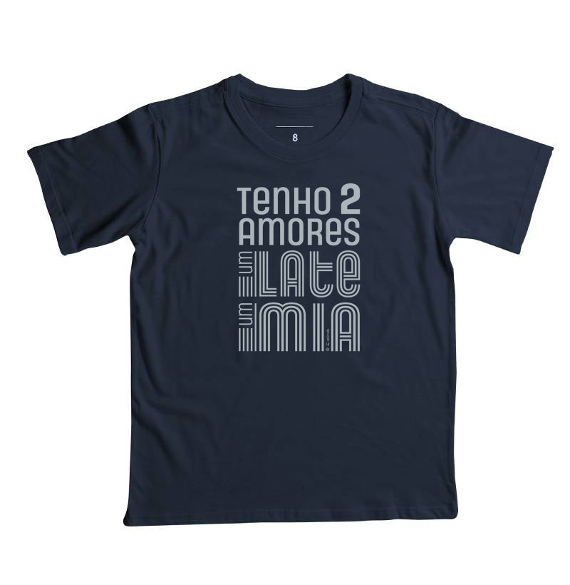 Camiseta Um Late, um Mia (Infantil)- Coleção AFETO