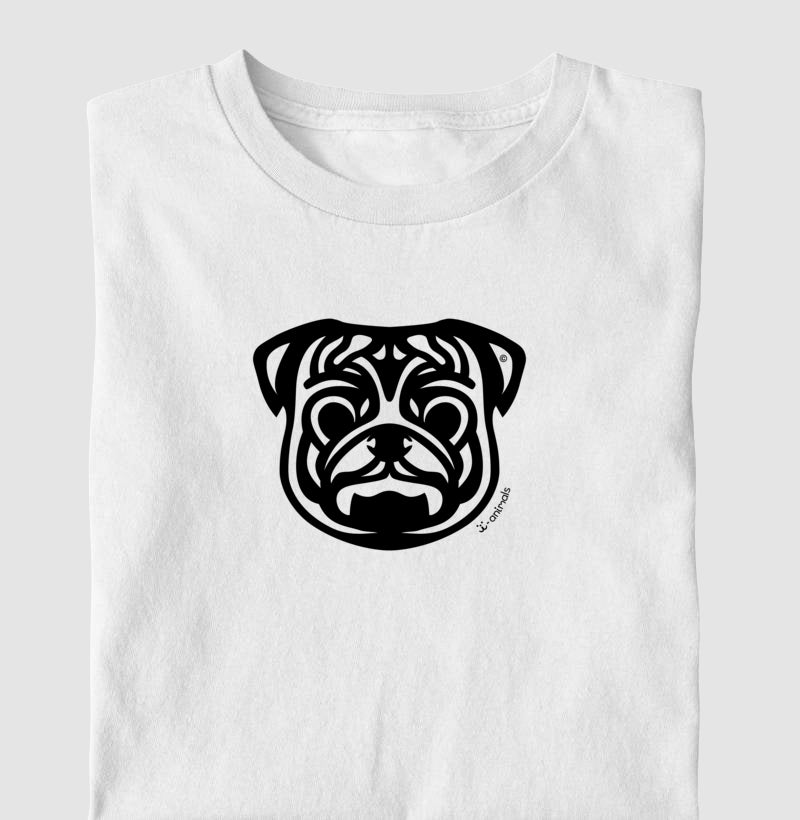 Camiseta Pug - Tribal