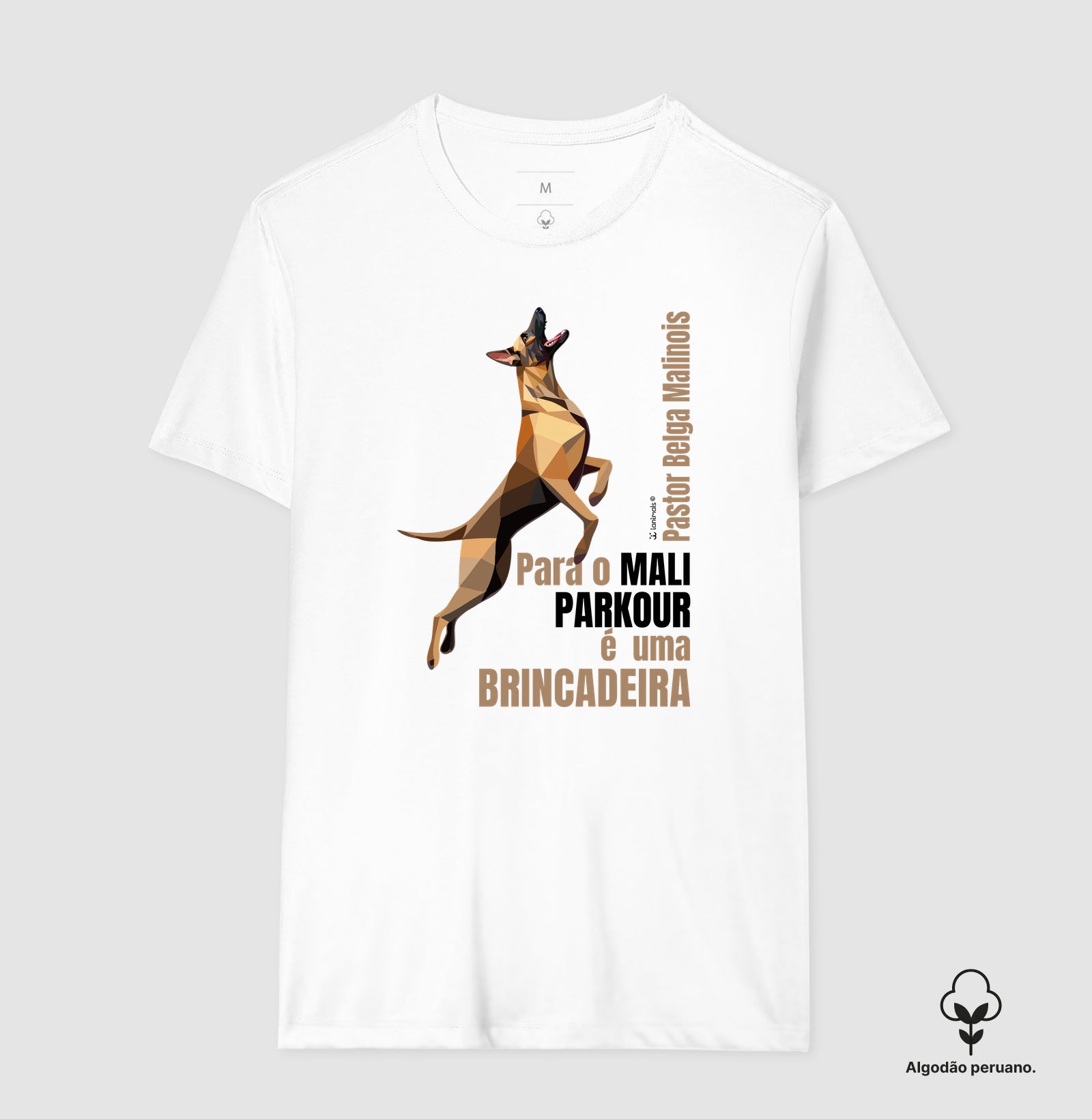 Camiseta INCA SOFT Malinois Parkour é Brincadeira - Essência
