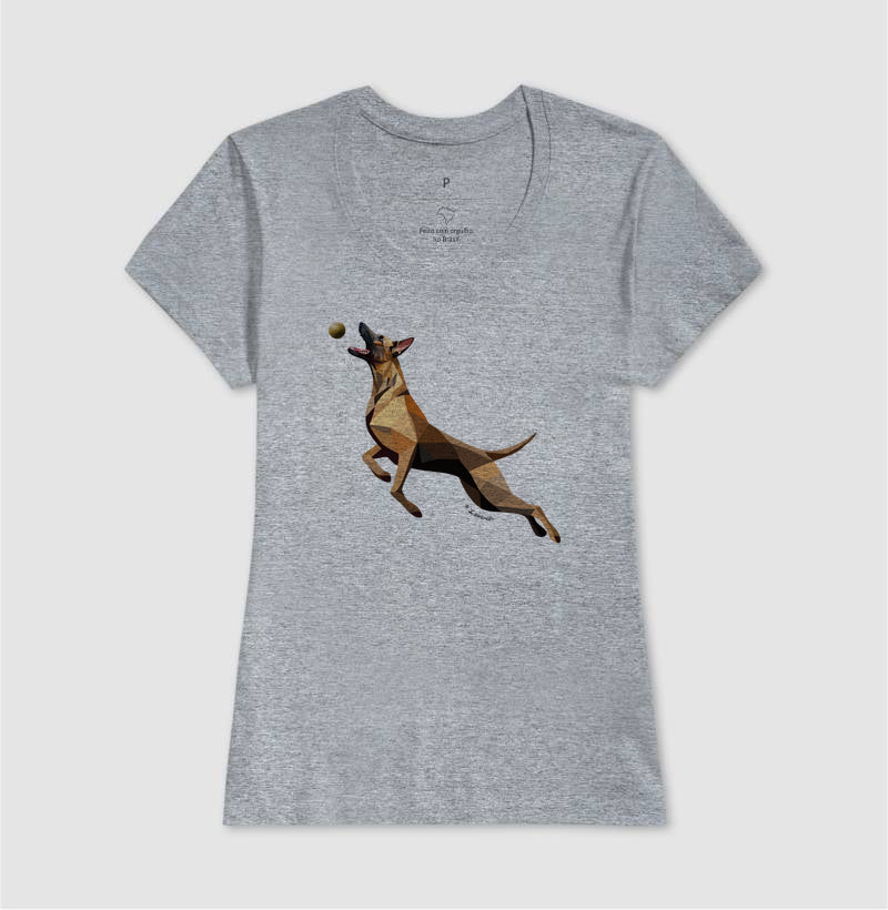 Camiseta Malinois O Pulo - Perfil/Geoma