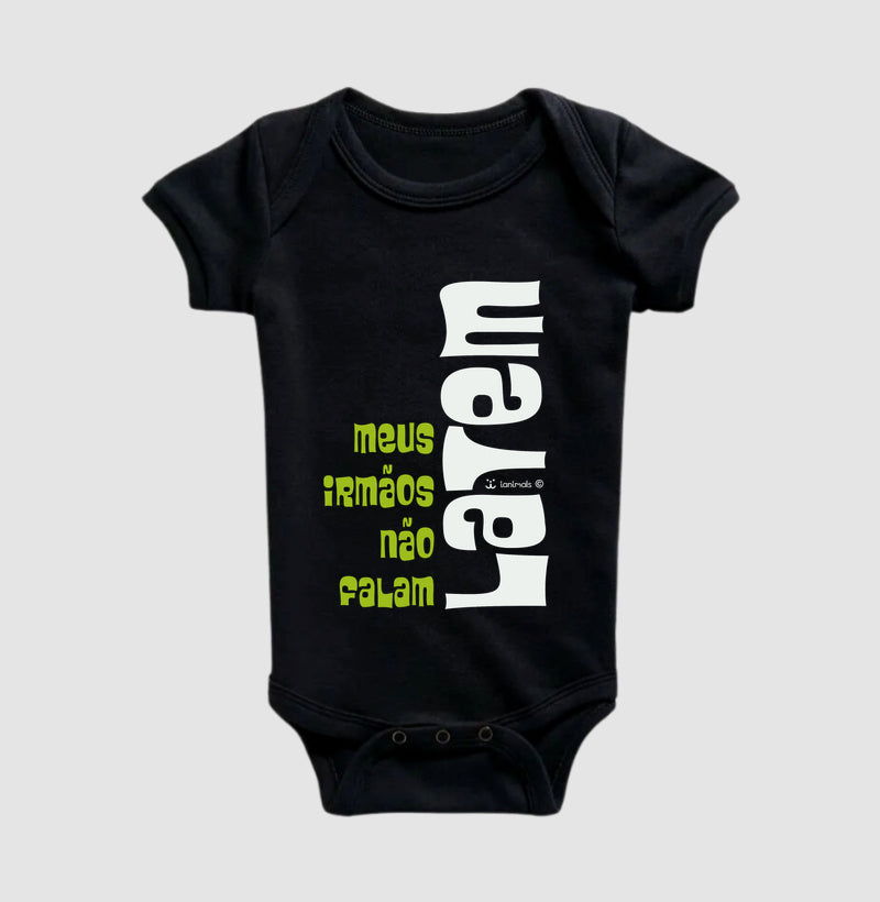 Body Infantil meus irmãos não falam Latem - Afeto