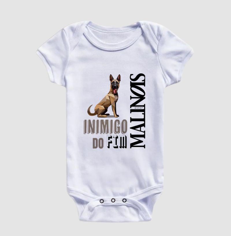Body Infantil Malinois Inimigo do Fim - Essência