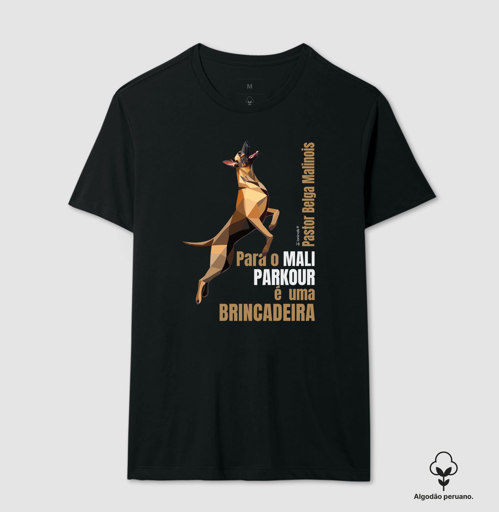 Camiseta INCA SOFT Malinois Parkour é Brincadeira - Essência
