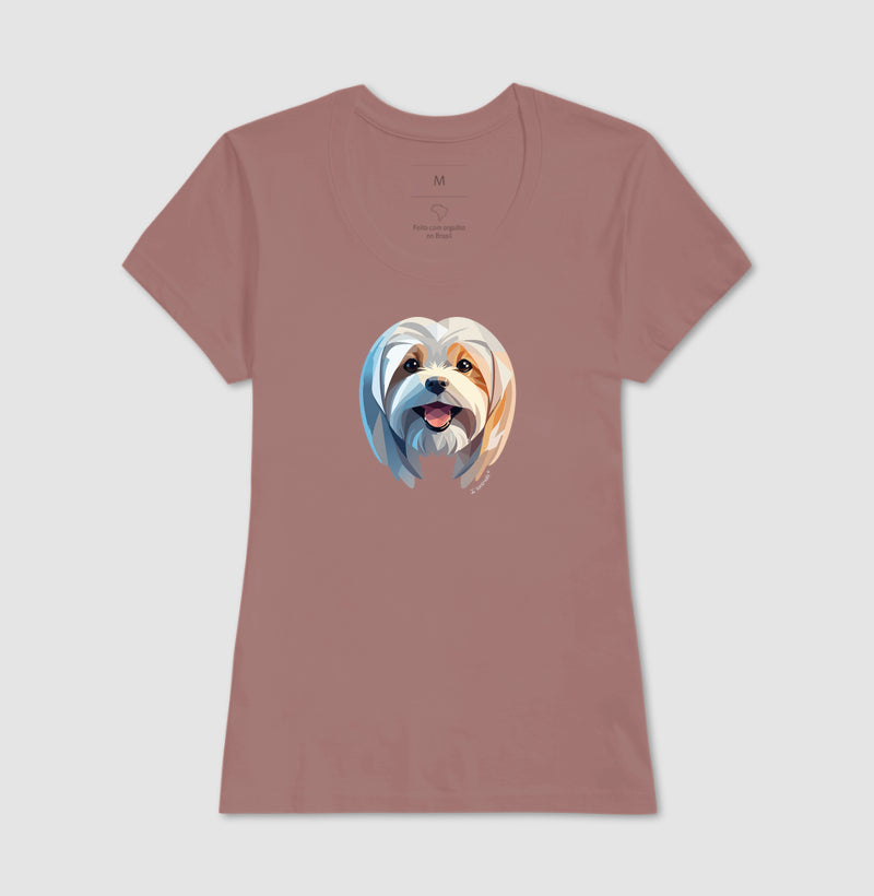 Camiseta Lhasa Apso - Coleções Geoma