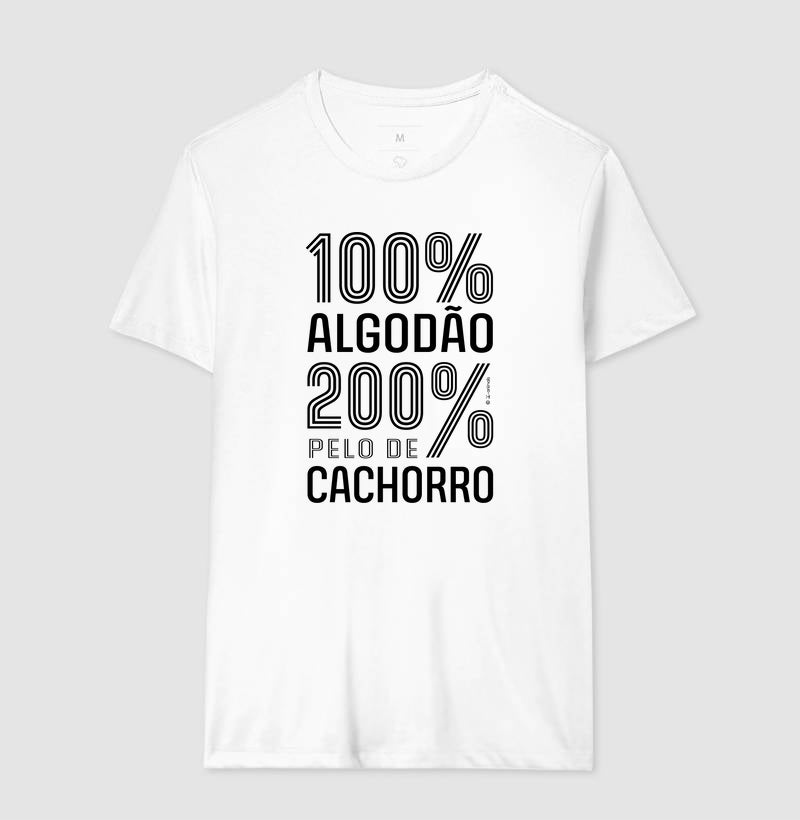 Camiseta 200% pelo de Cachorro - Coleção AFETO