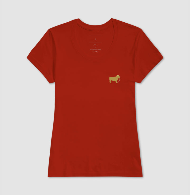 Camiseta Buldogue Inglês - Perfil / Side