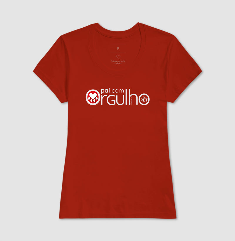 Camiseta Pai Com Orgulho - Afeto