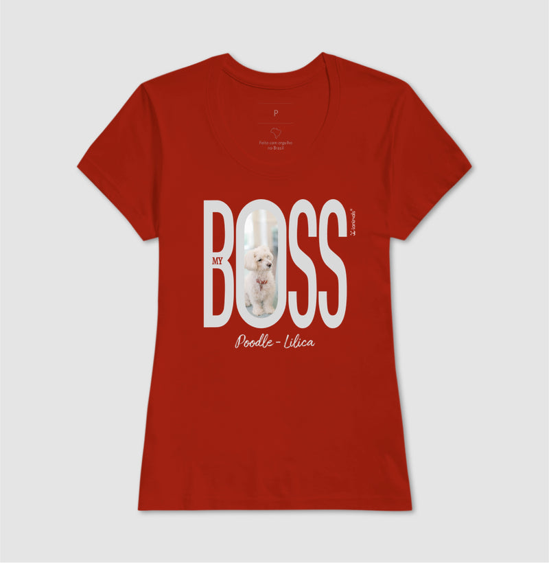 Camiseta My Pet My Boss - Personalizada iAnimals