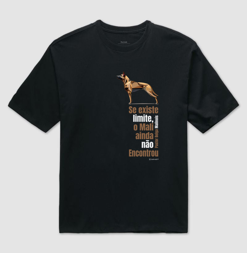 Camiseta Oversized Malinois Limite - Essência