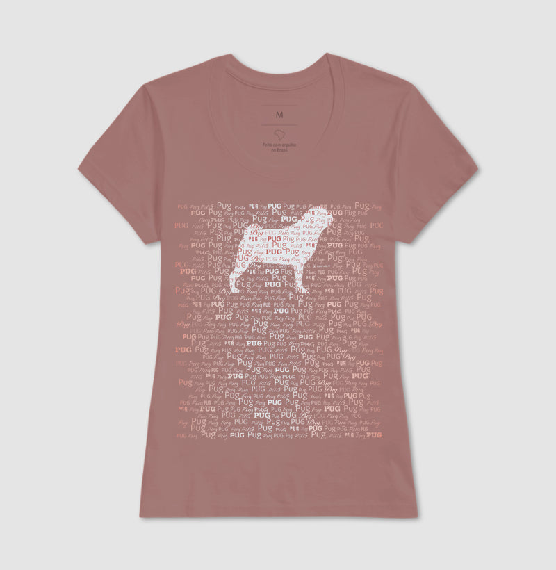 Camiseta Pug - Tessitura