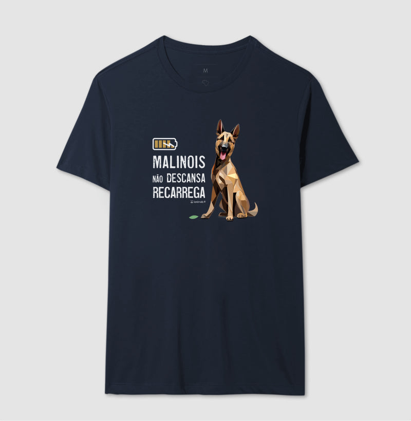 Camiseta Malinois Não Descansa - Essência