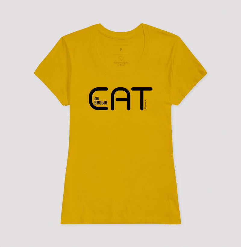 Camiseta Cat My Bestie - Afeto