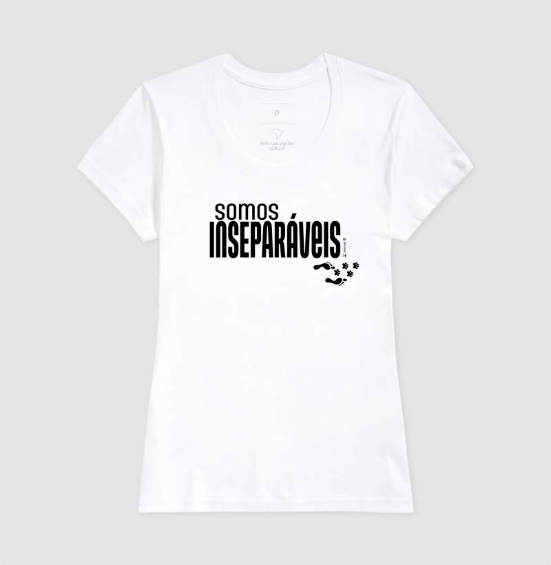 Camiseta Somos Inseparáveis - Afeto