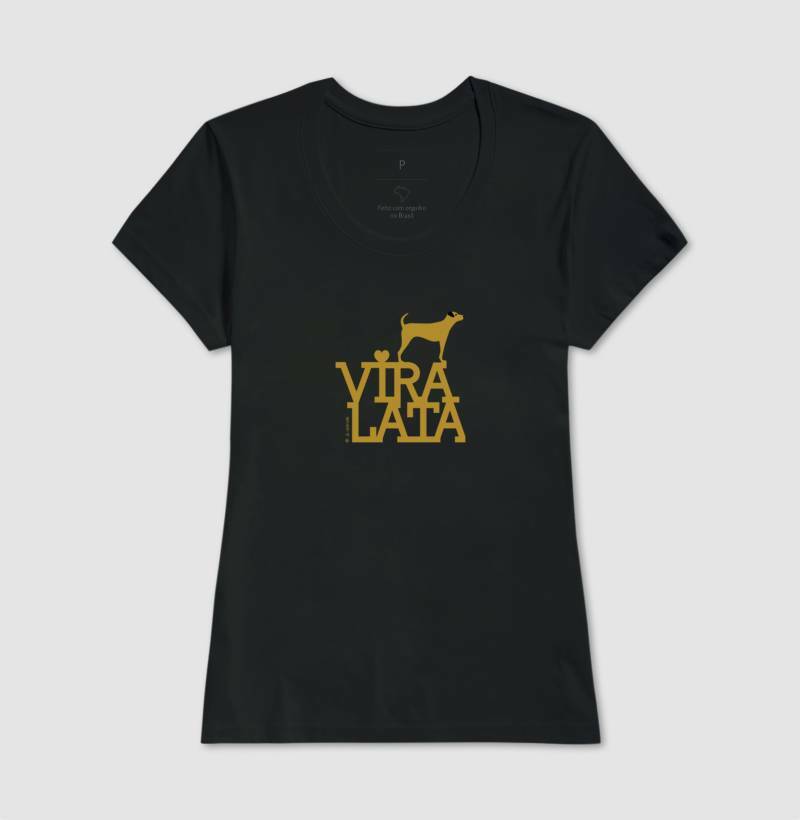 Camiseta Cachorro Vira-lata - Cloleção Identidade