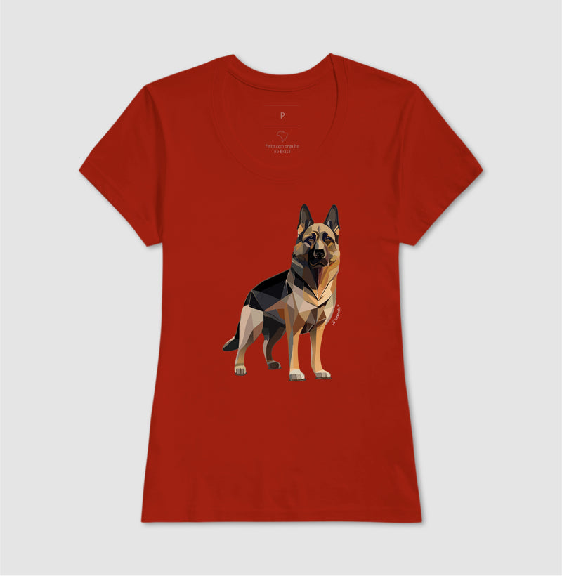 Camiseta Pastor Alemão Postura - Geoma