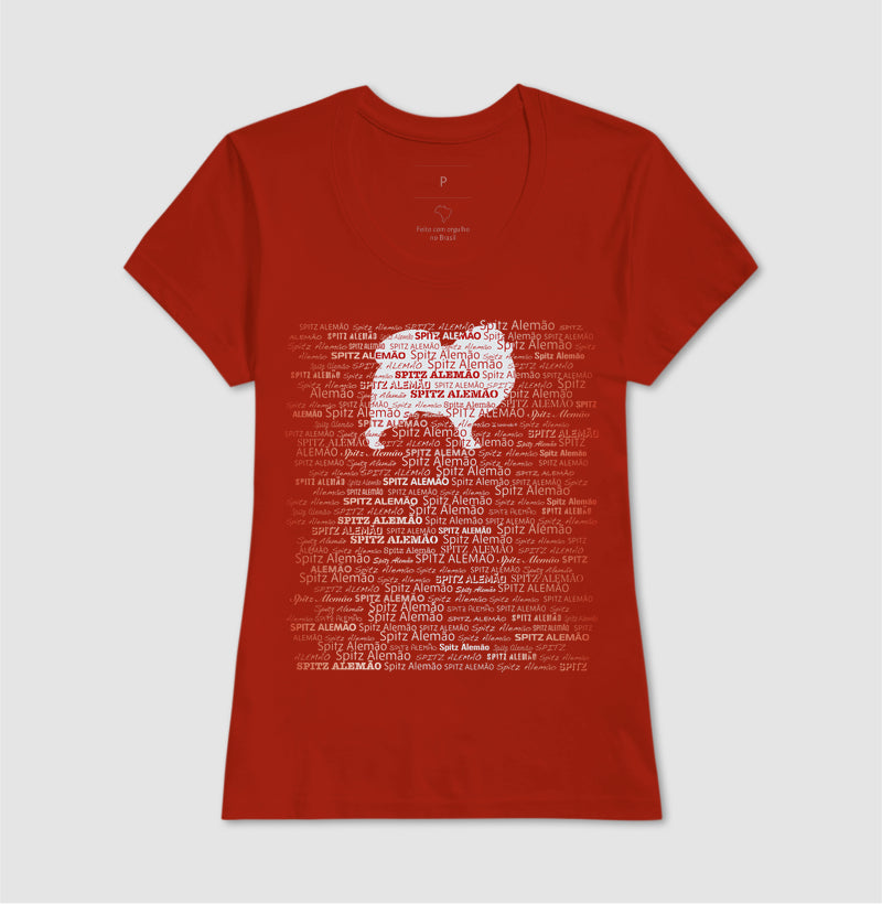 Camiseta Spitz Alemão - Tessitura