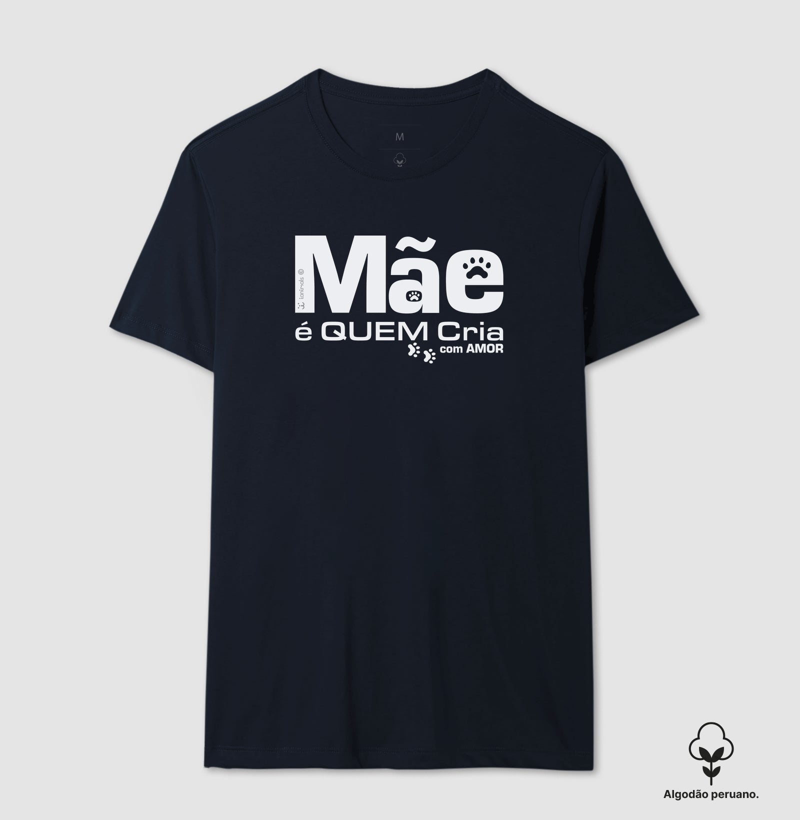 Camiseta INCA SOFT Mãe é Quem Cria - Coleção Afeto