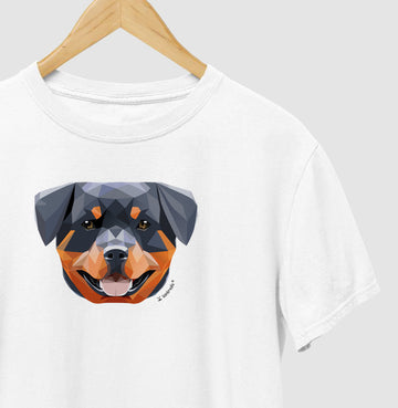 Camiseta Rottweiler Feliz - Geoma
