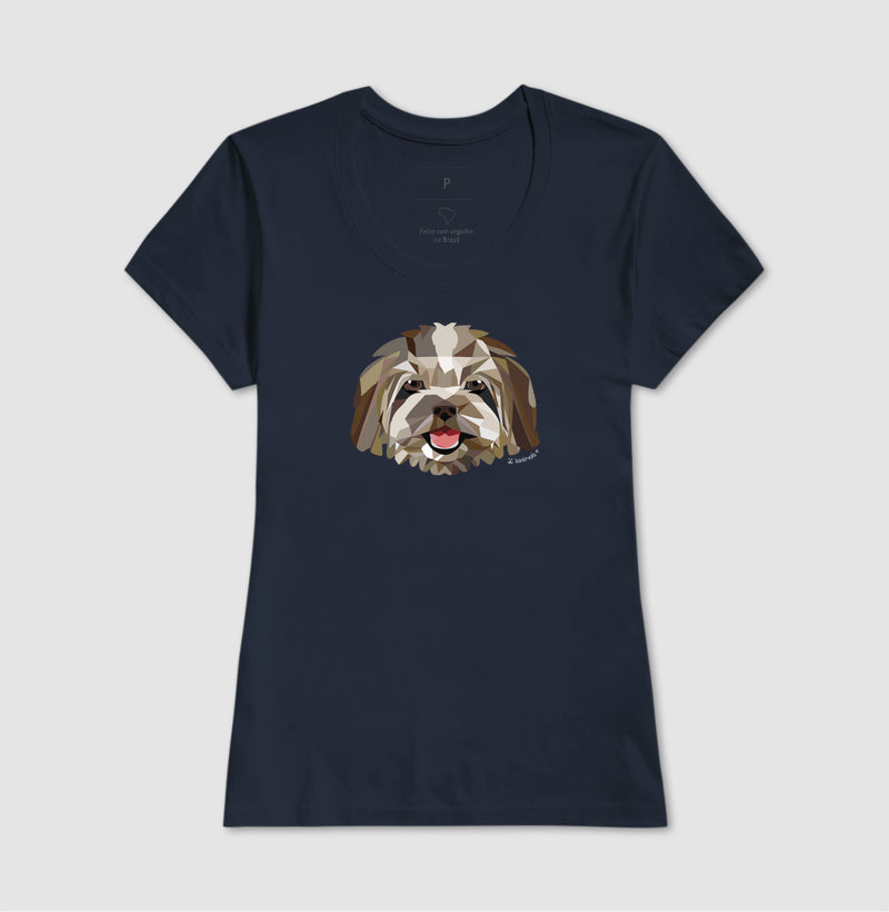 Camistea Shih Tzu Castanho - Geoma