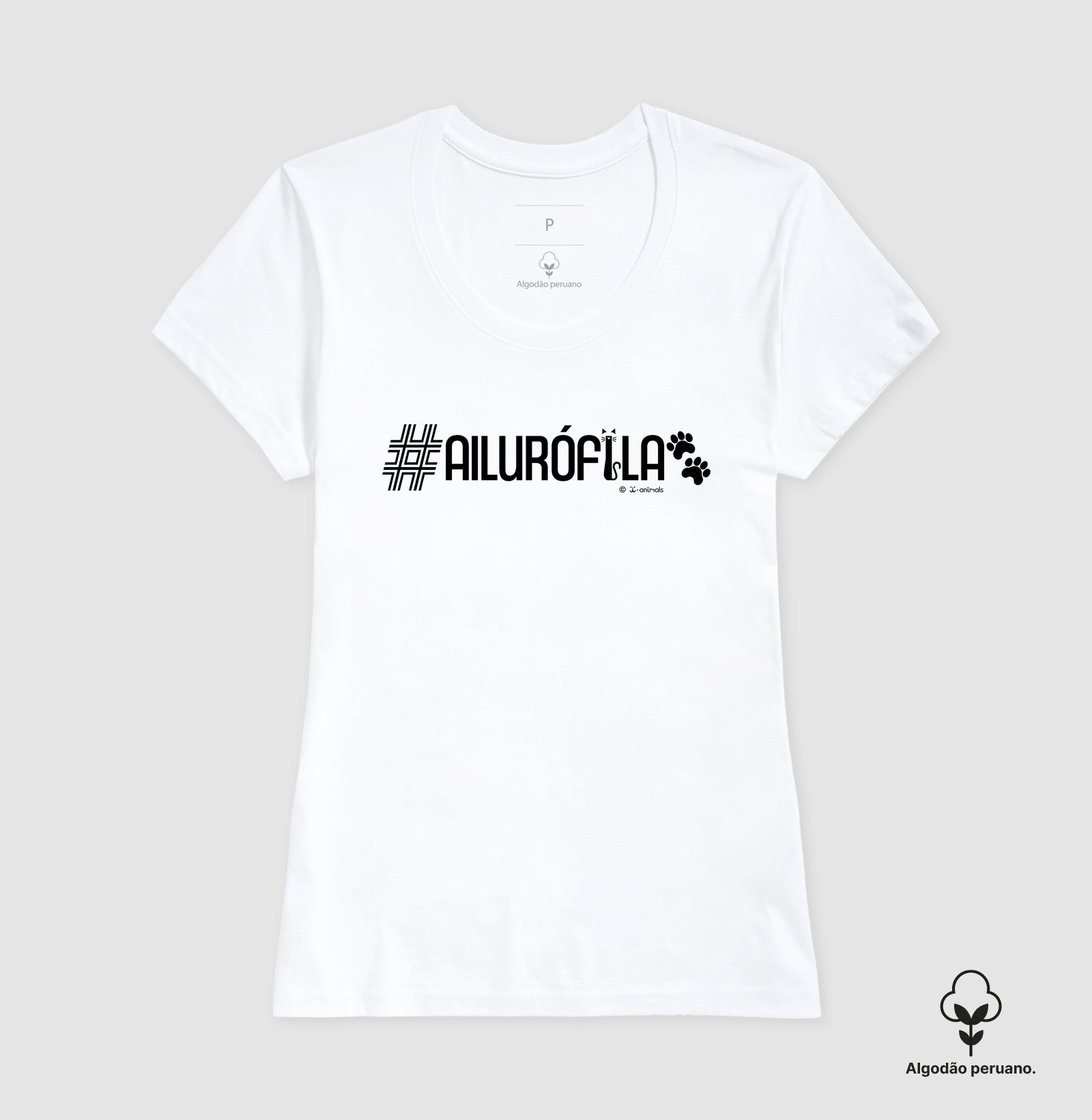 Camiseta “INCA SOFT” #Ailurófila - Coleção AFETO