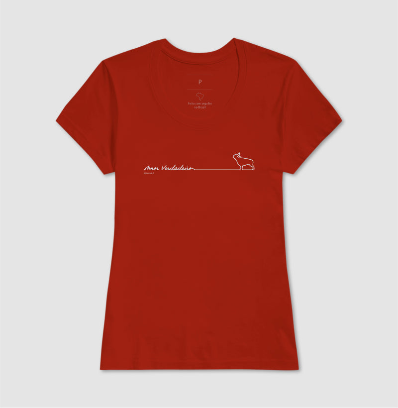 Camiseta Buldogue Francês - Amor Verdadeiro